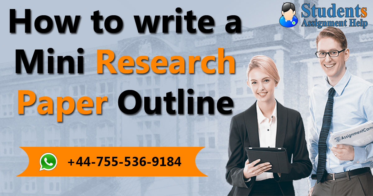 how to write a mini research paper