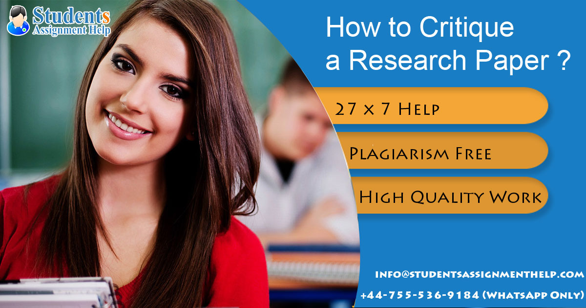 How to Critique a Research Paper- Examples And Strategies