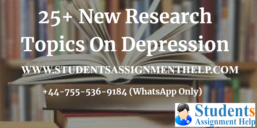 depression research topics for students