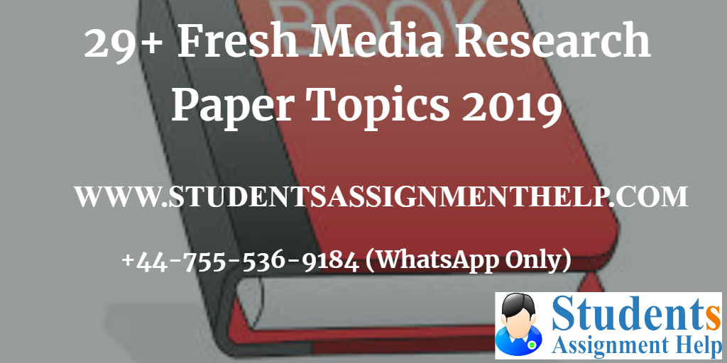 topics for research paper in media