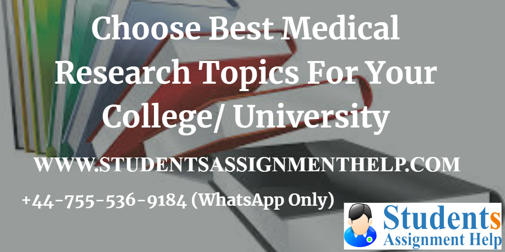 research topics for college students medical
