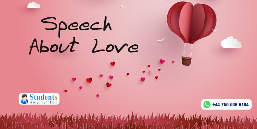 persuasive speech about love vs study