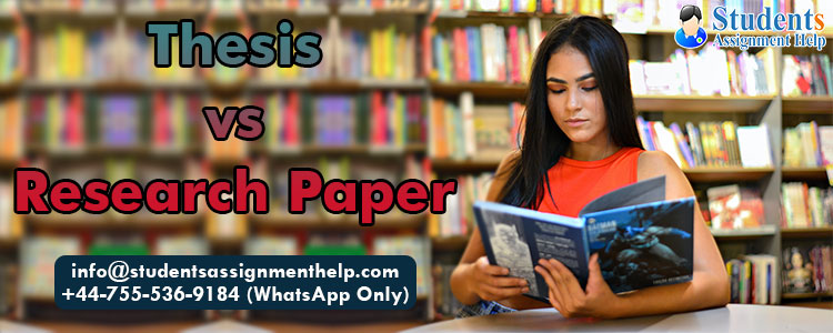 Thesis Versus Research Paper | Meaning and Differences