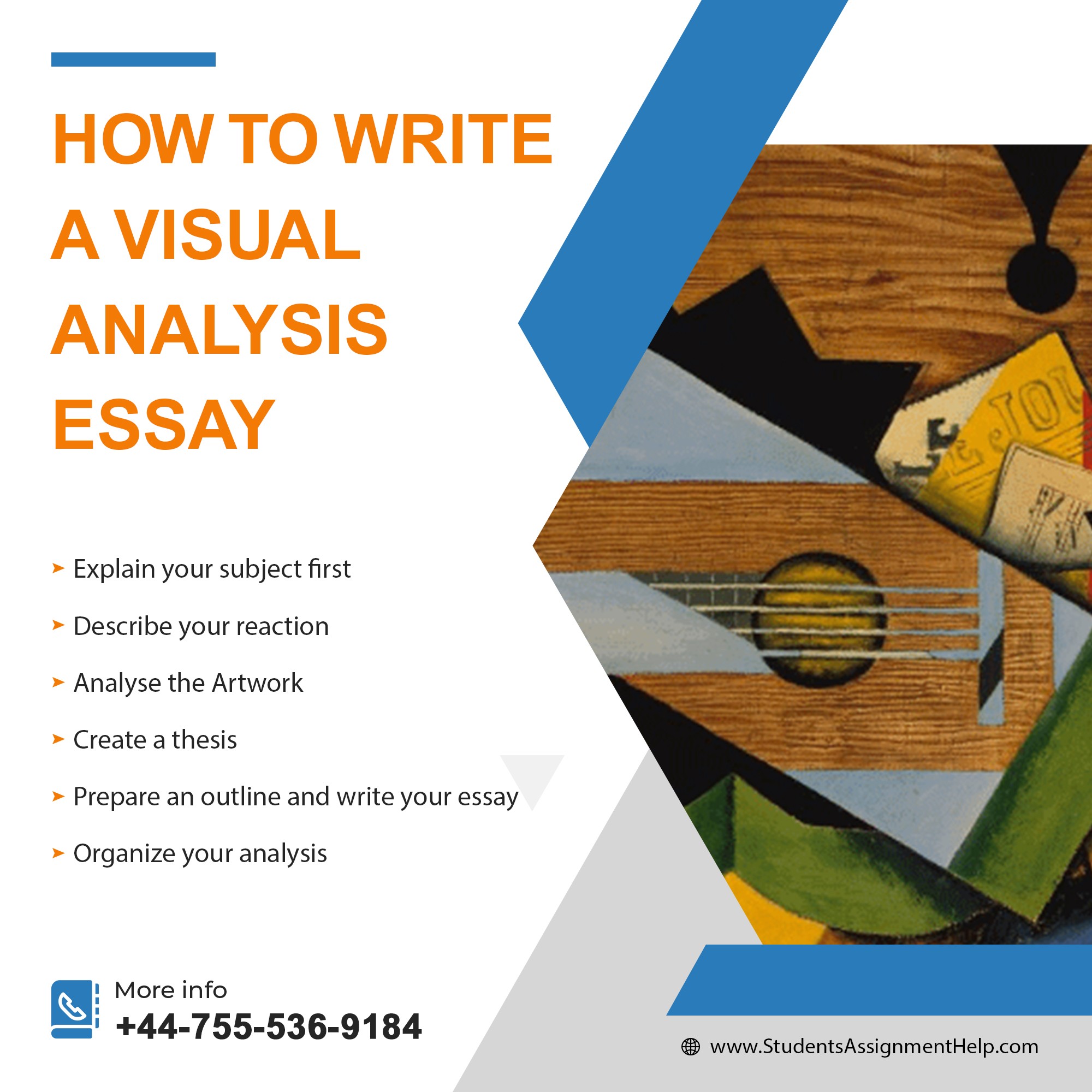 how to write a visual analysis thesis